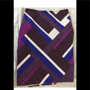 Ann Taylor colorblock skirt